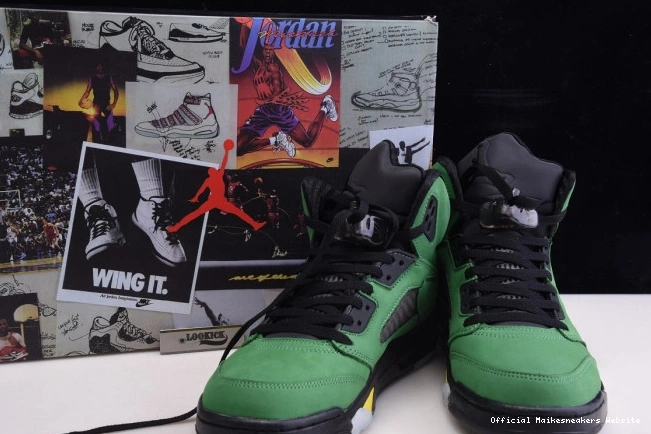 Official Maikesneakers 5 Ducks SE CK6631-307 Jordan Air Oregon 0716